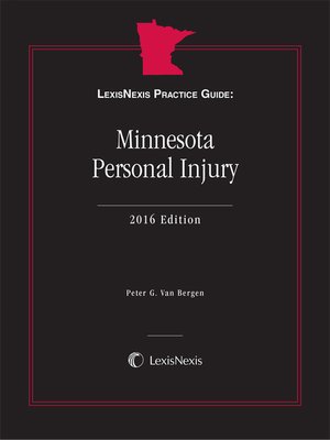 cover image of LexisNexis Practice Guide: Minnesota Personal Injury